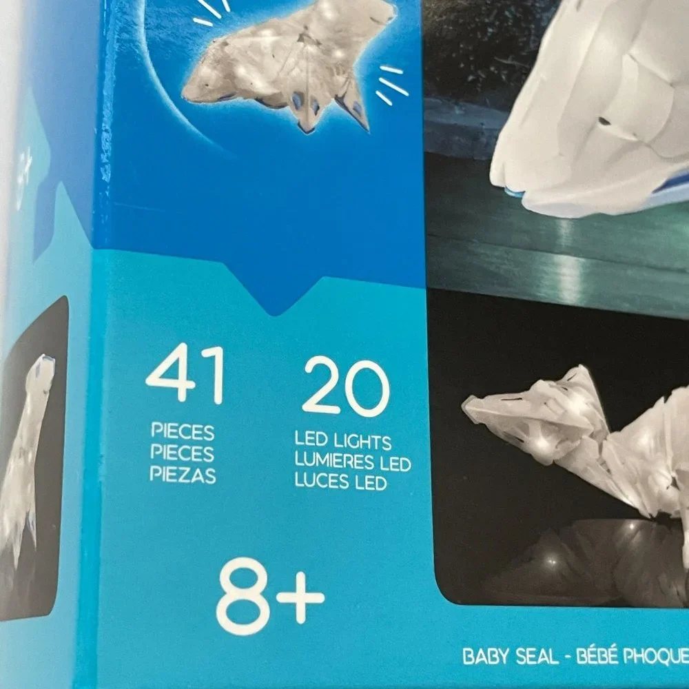 Creatto Polar Bear Light-Up 41 Pieces Craft Puzzle Thames & Kosmos 7X12 Sealed